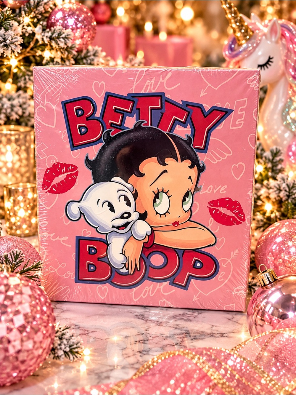 Betty Boop 12 Piece Liquid Lip Gloss Set Red Nude Pink Factory Sealed